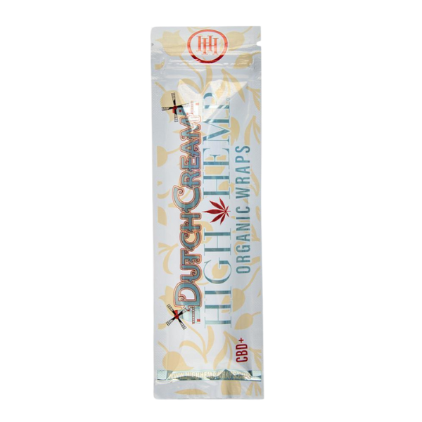 High Hemp Wraps / 2pk / Dutch Cream